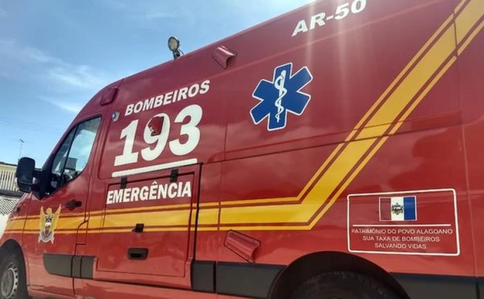 Idosa de 83 anos é atropelada em Maceió e socorrida pelo Corpo de Bombeiros