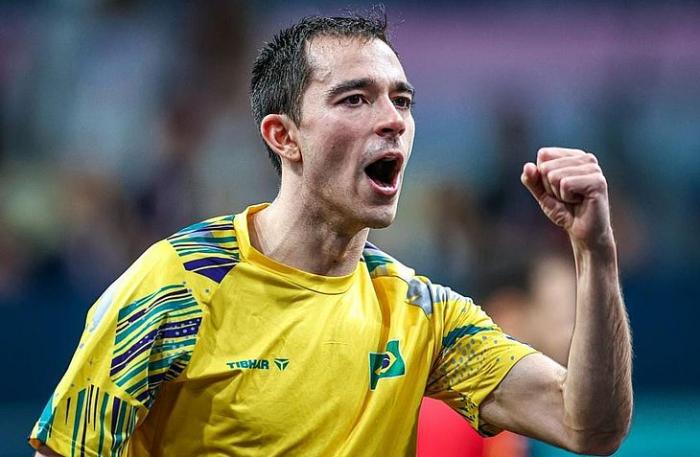 Hugo Calderano avança para as Semifinais no Tênis de Mesa