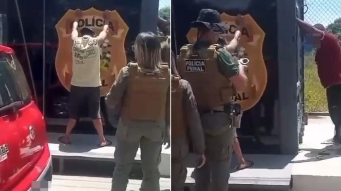 VIDEO: Motorista de aplicativo evita assalto e invade sistema prisional em Maceió