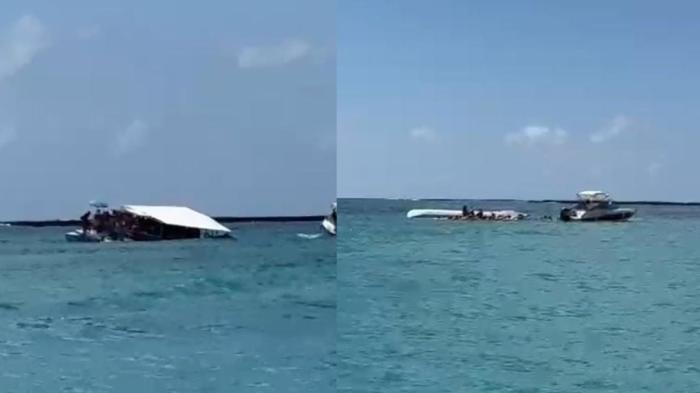 VIDEO: Naufrágio de Catamarã em Maragogi termina com uma pessoa morta