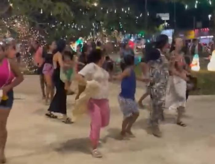 VIDEO: Perseguição a suspeito de assalto provoca pânico em praça do Farol em Maceió